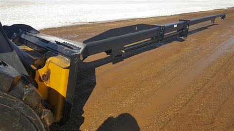 jerkins extendable boom attachment for a skid steer|jenkins iron steer attachments.